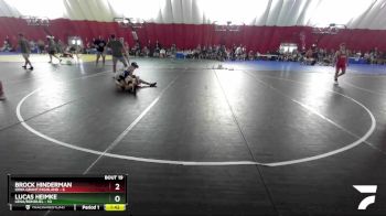 126 lbs Round 3 (16 Team) - Brock Hinderman, Iowa Grant/Highland vs Lucas Heimke, Lena/Bonduel