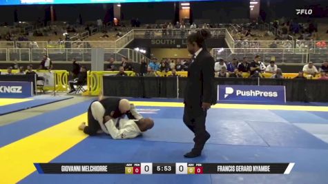 Francis Gerard Nyambe vs Giovanni Melchiorre 2025 Pan Jiu Jitsu IBJJF Championship