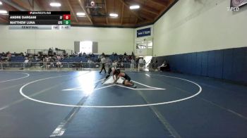 149 lbs Semifinal - Matthew Luna, Cal Poly San Luis Obispo vs Andre Dargani, San Francisco State University