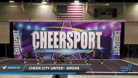 Cheer City United - SIRENS [2022 L1.1 Tiny - PREP Day 1] 2022 CHEERSPORT Hot Springs Classic
