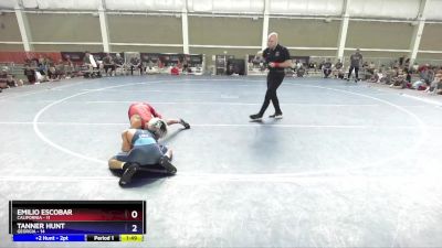 113 lbs Round 2 (8 Team) - Emilio Escobar, California vs Tanner Hunt, Georgia