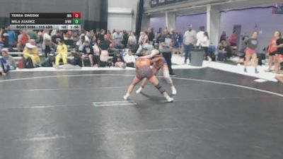 120 lbs Champ. Rd Of 64 - Terra Swedin, Ironhawk Wrestling Academy vs Mila Juarez, 3F Wrestling