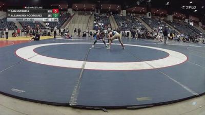 125 lbs Champ. Round 1 - Alejandro Rodriguez, Lindsey Wilson (Ky.) vs Sam Gosnell, Montreat College