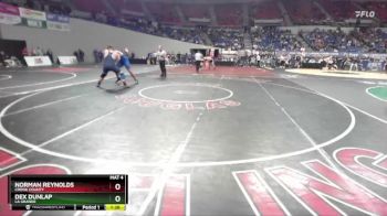 4A-215 lbs Semifinal - Norman Reynolds, Crook County vs Dex Dunlap, La Grande