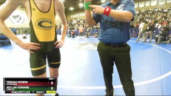 150 lbs Champ. Round 1 - Yeshua McNew, Atascadero vs Keylan Howard, Cabrillo