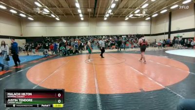 190D Round 2 - Malachi Hilton, Natrona County vs Justin Tendore, Lander Valley