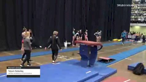 Tatum Sobotka - Women's Group, LaFleur Academy of Gymnastics - 2021 Women's Xcel Region 4 Championships