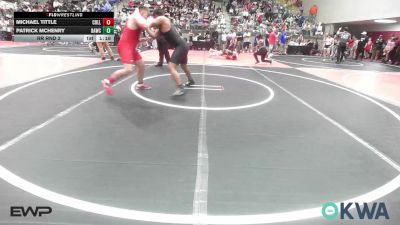 195 lbs Rr Rnd 2 - Michael Tittle, Collinsville Cardinal Youth Wrestling vs Patrick McHenry, Broken Arrow Wrestling Club