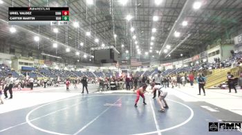 100 lbs Quarterfinal - Uriel Valdez, Sunnyside Ironman vs Carter Martin, Bear Cave WC