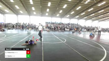 37 lbs Semifinal - Emily Palomino, NM Beast vs Elijah Ojeda, Gladiator WC