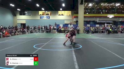 141 lbs Consi Of 16 #1 - Alexander Gizzo, Rutgers WC vs Noah Ramos, UMASS