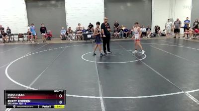 110 lbs Round 3 (8 Team) - Russ Haas, Florida vs Ryatt Rodden, Oklahoma Red