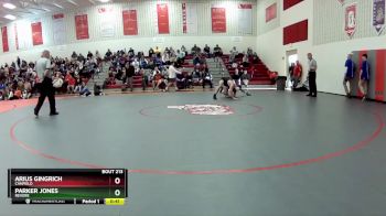 157 lbs 3rd Place Match - Arius Gingrich, Canfield vs Parker Jones, Revere