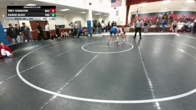 190 lbs Cons. Round 3 - Trey Hamilton, Natrona County vs Kason Glick, Thunder Basin