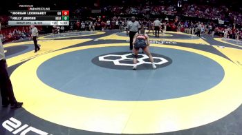 G-120 lbs Quarterfinal - Kelly Lemons, G-Hil. Bradley vs Morgan Leonhardt, G-Gibsonburg