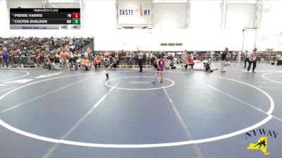 53 lbs Cons. Round 4 - Pierre Harris, Pal-Mac Wrestling vs Colton Sheldon, Mexico Wrestling