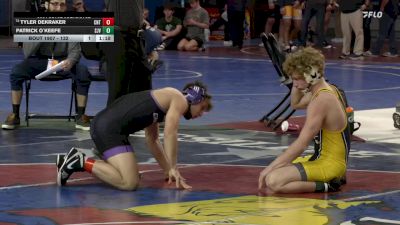 132 lbs Semifinal - Tyler Dekraker, Chantilly vs Patrick O`Keefe, St John Vianney