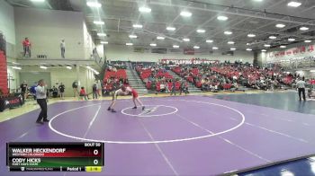 165 lbs Quarterfinal - Cody Hicks, Fort Hays State vs Walker Heckendorf, Western Colorado