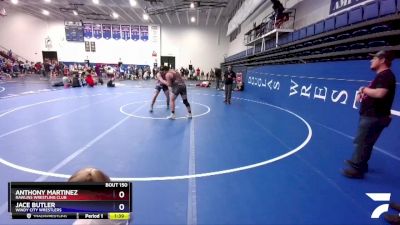 190-215 lbs Round 2 - Anthony Martinez, Rawlins Wrestling Club vs Jace Butler, Windy City Wrestlers