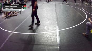 90 lbs Champ. Round 1 - Parker Jorgensen, Battle Creek vs Turner Zahn, Syracuse Mat Club