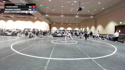 113 lbs Champ. Round 2 - Julian Zargo, New Jersey vs Brandon Wunder, Maryland