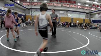 90 lbs Rr Rnd 1 - Kaden Payne, Lone Grove Takedown Club vs Joel Ramirez, Hennessey Takedown Club