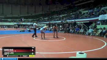 150 lbs Placement (4 Team) - Creed Ling, York vs David Ruiz, Western Branch