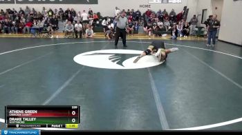220 lbs Round 3 - Drake Talley, Scottsboro vs Athens Green, Cherokee County