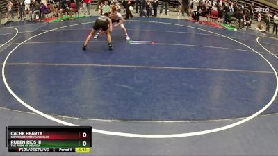 87 lbs Cons. Round 2 - Ruben Rios Iii, The Pride Of Nevada vs Cache Hearty, Northside Wrestling Club