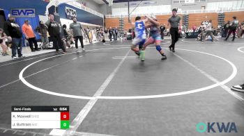 Semifinal - Kenden Maxwell, Choctaw Ironman Youth Wrestling vs Jenntre Buttram, Norman Grappling Club