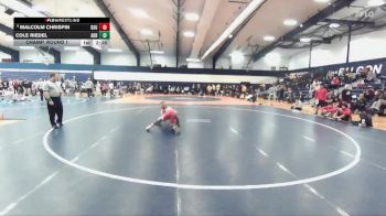 141 lbs Champ. Round 1 - Cole Riedel, Adrian vs Malcolm Chrispin, Bridgewater State
