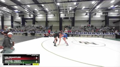 135 lbs Cons. Round 4 - Leia Drahotuski, Rocklin vs Kristhel Crespo, Foothill High (Bakersfield)