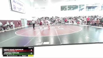 285 lbs Round 2 (3 Team) - Sephe Hoiati Taronsur, Sierra College (RED) vs Jeremiah Strauss, Mt. SAC (White)