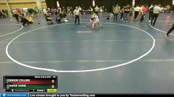 70 lbs Cons. Round 4 - Connor Collins, IL vs Cooper Saine, GA