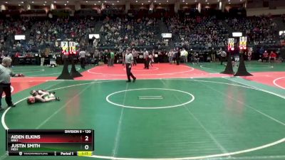 120 lbs Semifinal - Aiden Elkins, NRK1 vs Justin Smith, MED1