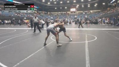 133 lbs Quarterfinal - Kyle Nielsen, Embry-Riddle (Ariz.) vs Asher Clayton, Doane University
