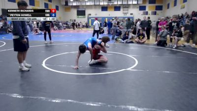 120 lbs Champ. Rd Of 16 - Kenneth Richards, Fighting Squirrels Wrestling Club vs Peyton Howell, Kuna Klub