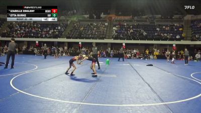 60 lbs Round 2 - Etta Burke, Immortal Athletics WC vs Izabelle Englert, Viking Wrestling Club