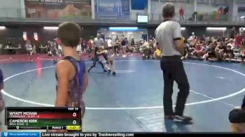 45 lbs Cons. Semis (16 Team) - Cameron Kirk, NOLA Black vs Wyatt Mchan, Stronghold - Black