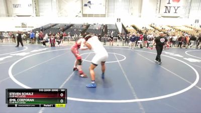 160 lbs Quarterfinal - Steven Schulz, Club Not Listed vs Emil Corporan, Club Not Listed