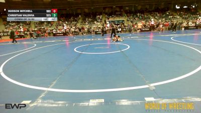 52 lbs Consi Of 16 #2 - Hudson Mitchell, Wichita Wrestling Club vs Christian Valdivia, Total Kaos