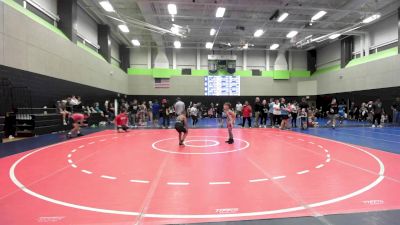 71 lbs Final - Dominick Huitron, Backyard Bullies Wrestling Club vs Carter Prescott, Woodland Wrestling