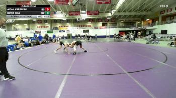 165 lbs Round 1 (10 Team) - David Dell, Oklahoma Wesleyan vs Aidan Karpinski, Midway University