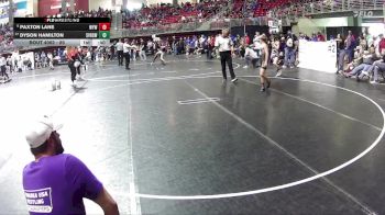 85 lbs Champ. Round 1 - Dyson Hamilton, Southern Valley High School Wrestling vs Paxton Lane, Wolverine Youth Wrestling