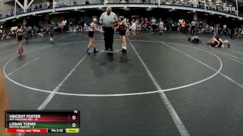 76 lbs Round 3 (6 Team) - Griffin Doroshenko, Mat Assassins Red vs Quinn Larsen, Buxton Squeeze