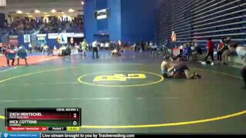 126 lbs Cons. Round 2 - Zach Hentschel, Pope John XXIII vs Nick Cottone, Shawnee