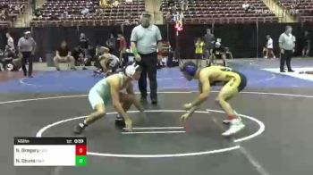 126 lbs Consi Of 8 #2 - Nathan Gregory, Fighting Squirrels vs Noah Ozuna, Bakersfield