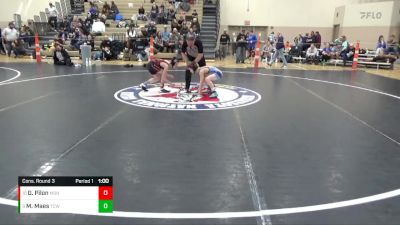 70 lbs Cons. Round 3 - Miles Maes, The Complete Wrestler vs Grayson Pilon, Monticello