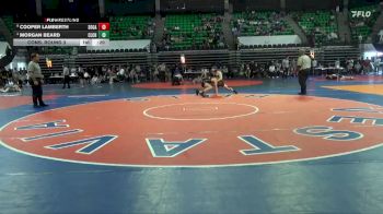 6A 126 lbs Cons. Round 3 - Morgan Beard, Clay Chalkville vs Cooper Lamberth, Southside Gadsden