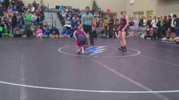 105 lbs 5th Place Match - Tristan Harns, Kelly Walsh vs Vera Strub, Baker